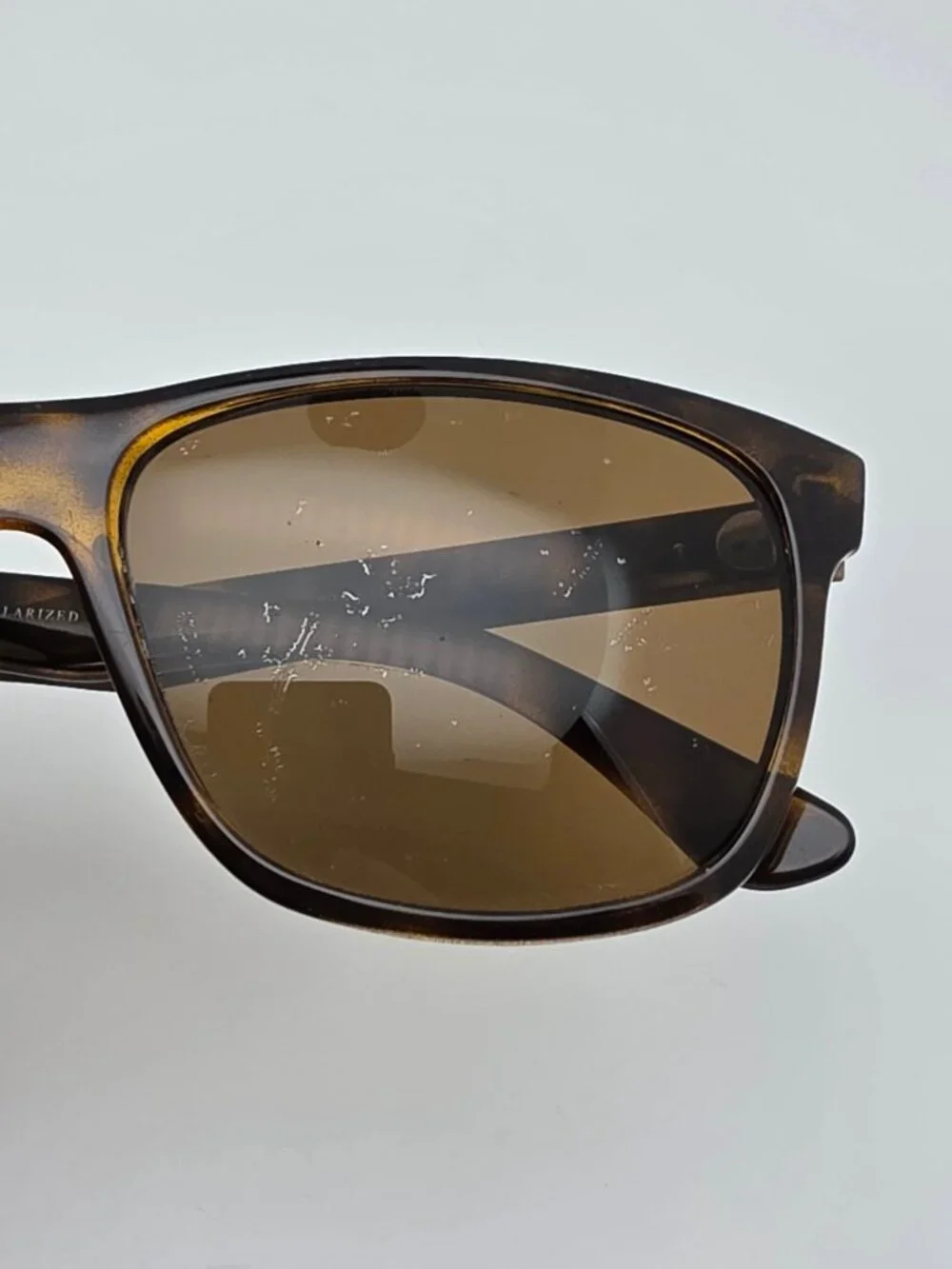 Ray-Ban RB4181 710/83 Havana Frame Polarized Brown Lens Sunglasses w/ Case Italy